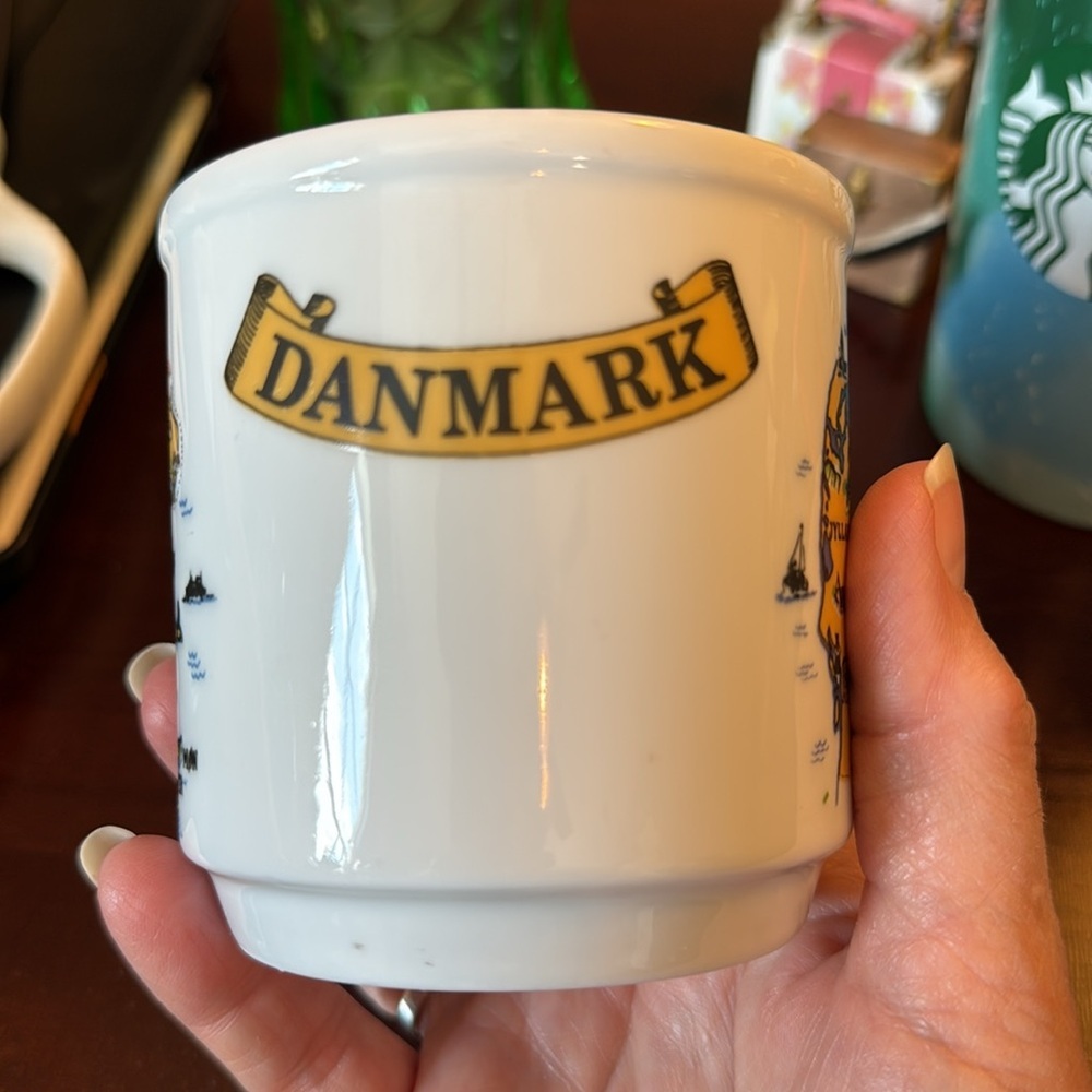 Denmark Souvenir Colorful Map Design Mug - Picture 3 of 5